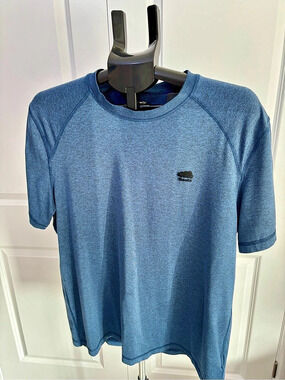 Roots Short Sleeve Athletic Tee in Blue Size Large Like New
